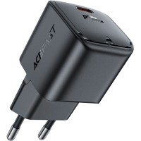 Зарядний пристрій USB-C 30W Gan A77 mini Fast Charger Black Acefast