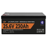 Акумуляторна батарея LogicPower 25.6V 230 AH (5888Wh) (Smart BMS 150А) з BT пластик LiFePO4