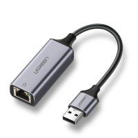 Перехідник USB 3.0 --> Ethernet RJ45 1000Mb CM209 сірий UGREEN