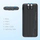 УМБ Choetech 10000mAh 22,5W Fast Charge MicroUsb,USB-A, USB-C,build-in USB-C/Lightning cable Black