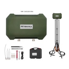 Антена активна 2E MAVKA GREEN, 2.4/5.2/5.8GHz, 10Вт, N-Type, для DJI/Autel(V2)/FPV цифра