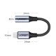 Перехідник Lightning to 3.5 mm 10cm Headphone Jack Adapter Model US211 UGREEN Сірий