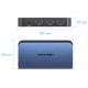 Сплітер HDMI 2.0 UHD 4K 60Hz 3D, HDCP 1x2 ports Blue Aluminum Alloy Vention