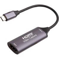 Карта відеозахоплення PowerPlant HDMI (F) - 2.0 USB Type-C (M) (HDVC2-C)