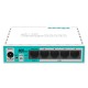 Маршрутизатор Mikrotik hEX lite RB750r2 with 850MHz CPU, 64MB RAM, 5 LAN ports, RouterOS L4, plastic