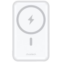 УМБ Choetech Magnetic Wireless 10000mAh 20W PD,QC3.0 USB-A+USB-C  White