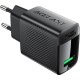 Зарядний пристрій USB-A 20W + Type-C cable A90 Fast Charger Black Acefast