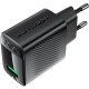 Зарядний пристрій USB-A 20W + Type-C cable A90 Fast Charger Black Acefast