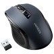 Мишка UGREEN 2.4GHz MU006 Ergonomic, бездротова, 4000dpi., 4кн.,Silence Design, Чорна