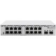 Комутатор Mikrotik CSS318-16G-2S+IN, 16x Gigabit Ethernet ports, 2x 10G SFP+ ports, 16 MB FLASH, SwO