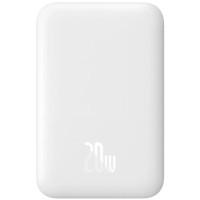 УМБ Baseus Magnetic Wireless Mini 6000mAh 20W, Type-C,PD,QC3.0 White