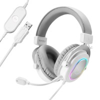 Гарнітура Fifine RGB H6W White