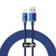 Кабель Baseus Crystal Shine USB - Lightning, 2.4A, 2м Blue (CAJY000103)