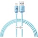 Кабель Baseus Crystal Shine USB - Lightning, 2.4A, 2м Sky Blue (CAJY001203)