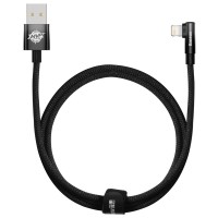 Кабель Baseus MVP 2 USB - Lightning, 2.4A, 1м Black (CAVP000001)