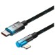 Кабель Baseus MVP 2 USB Type-C - Lightning, 20W, 1м Black/Blue (CAVP000221)