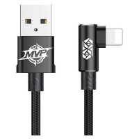 Кабель Baseus MVP USB - Lightning, 1.5A, 2м Black (CALMVP-A01)