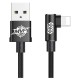 Кабель Baseus MVP USB - Lightning, 1.5A, 2м Black (CALMVP-A01)