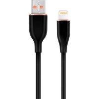 Кабель Cablexpert USB - Lightning (M/M), 2.1 A, 1.5 м, Black (CC-USB2S-AM8PM-1.5M-BK)