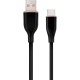 Кабель Cablexpert USB - USB Type-C (M/M), 2.1 A, 1.5 м, Black (CC-USB2S-AMCM-1.5M-BK)