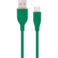 Кабель Cablexpert USB - USB Type-C (M/M), 2.1 A, 1.5 м, Green (CC-USB2S-AMCM-1.5M-G)