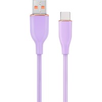 Кабель Cablexpert USB - USB Type-C (M/M), 2.1 A, 1.5 м, Purple (CC-USB2S-AMCM-1.5M-P)