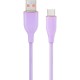 Кабель Cablexpert USB - USB Type-C (M/M), 2.1 A, 1.5 м, Purple (CC-USB2S-AMCM-1.5M-P)