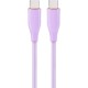 Кабель Cablexpert USB Type-C - USB Type-C (M/M), 3 A, 60 W, 1.5 м, Purple (CC-USB2S-CMCM-1.5M-P)