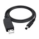 Кабель живлення USB - DC (M/M), 5.5х2.1 мм, 12V, 1 м, Black (2000985587648)