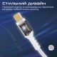 Кабель Promate USB Type-C - USB Type-C (M/M), 5 A, 100 W, 1.2 м, Lucidline-CC120 White (lucidline-cc120.white)