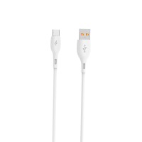 Кабель SkyDolphin S22T Soft Silicone USB - USB Type-C (M/M), 1 м, White (SDUSB-000602)