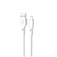 Кабель XO NB230 USB - Lightning (M/M), 2.4 A, 1 м, White (NB230-AI.white)