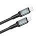 Кабель XO NBQ264A-CC USB Type-C - USB Type-C (M/M), 1 м, Black (NB-Q264A-CC.black)