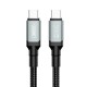 Кабель XO NBQ264A-CC USB Type-C - USB Type-C (M/M), 1 м, Black (NB-Q264A-CC.black)