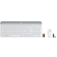 Комплект (клавіатура, миша) бездротовий Logitech MK470 White (920-009205)