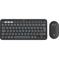 Комплект (клавіатура, миша) бездротовий Logitech Pebble 2 Combo Graphite (920-012239)