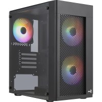 Корпус AeroCool Hexform-G-BK-v2 (ACCS-PV38033.11) Black без БЖ