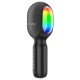 Мікрофон для караоке Promate VocalMic Bluetooth LED Black (vocalmic.black)