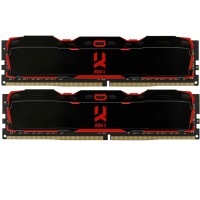 Модуль пам`ятi DDR4 2x8GB/2666 Goodram Iridium X Black (IR-X2666D464L16S/16GDC)