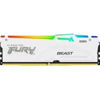 Модуль пам`ятi DDR5 16GB/5600 Kingston Fury Beast White RGB (KF556C36BWEA-16)