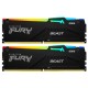 Модуль пам`яті DDR5 2x32GB/5200 Kingston Fury Beast RGB Black (KF552C40BBAK2-64)