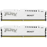 Модуль пам`яті DDR5 2x32GB/5200 Kingston Fury Beast White (KF552C40BWK2-64)