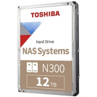 Накопичувач HDD SATA 12.0TB Toshiba N300 NAS 7200rpm 512MB (HDWG51CUZSVA)