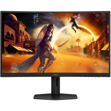 TFT 27" AOC CQ27G4X, вигнутий, VA, QHD, 180Hz, 0,5мс, 2хHDMI, DP, HAS, чорно-сірий