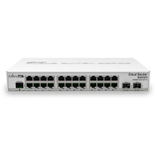 Комутатор Mikrotik CRS326-24G-2S+IN, 24xGb LAN, 2xSFP+cages, RouterOS L5 or SwitchOS (dualboot), des