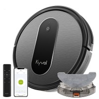 Робот пилосос Kyvol Cybovac D10 Random/250ml+200ml/2600mA/2000pa/Google Assistant,Amazon Alexa\Black