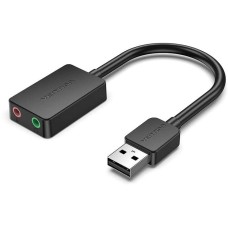 Звукова плата USB Vention Audio USB - 2х3,5 мм jack 0.15m