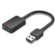 Звукова плата USB Vention Audio USB - 2х3,5 мм jack 0.15m