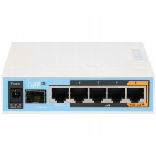 Маршрутизатор Mikrotik RB962UiGS-5HacT2HnT hAP ac with 720MHz CPU, 128MB RAM, 5x Gigabit LAN, built-