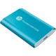 SSD external, USB 3.1 Gen2 Type-C  250Gb, HP P500, TLC, Blue, синій, Retail